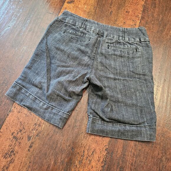 ARDEN B Y2K Size 8 Shorts Gray Bermuda Casual Business Travel Workwear Career - Picture 6 of 8